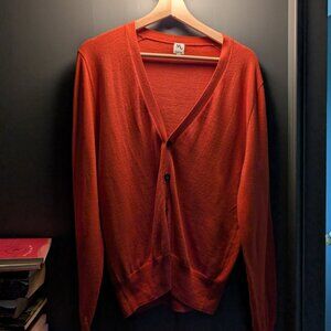 Doppiaa Orange Cardigan
